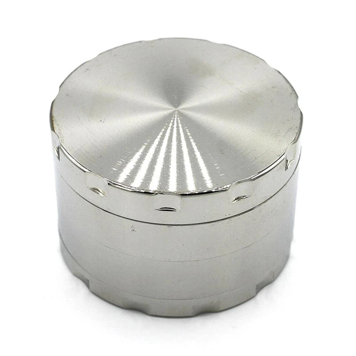 Atomic Metal Grinder 4-teilig 50 mm — Aluminium silber