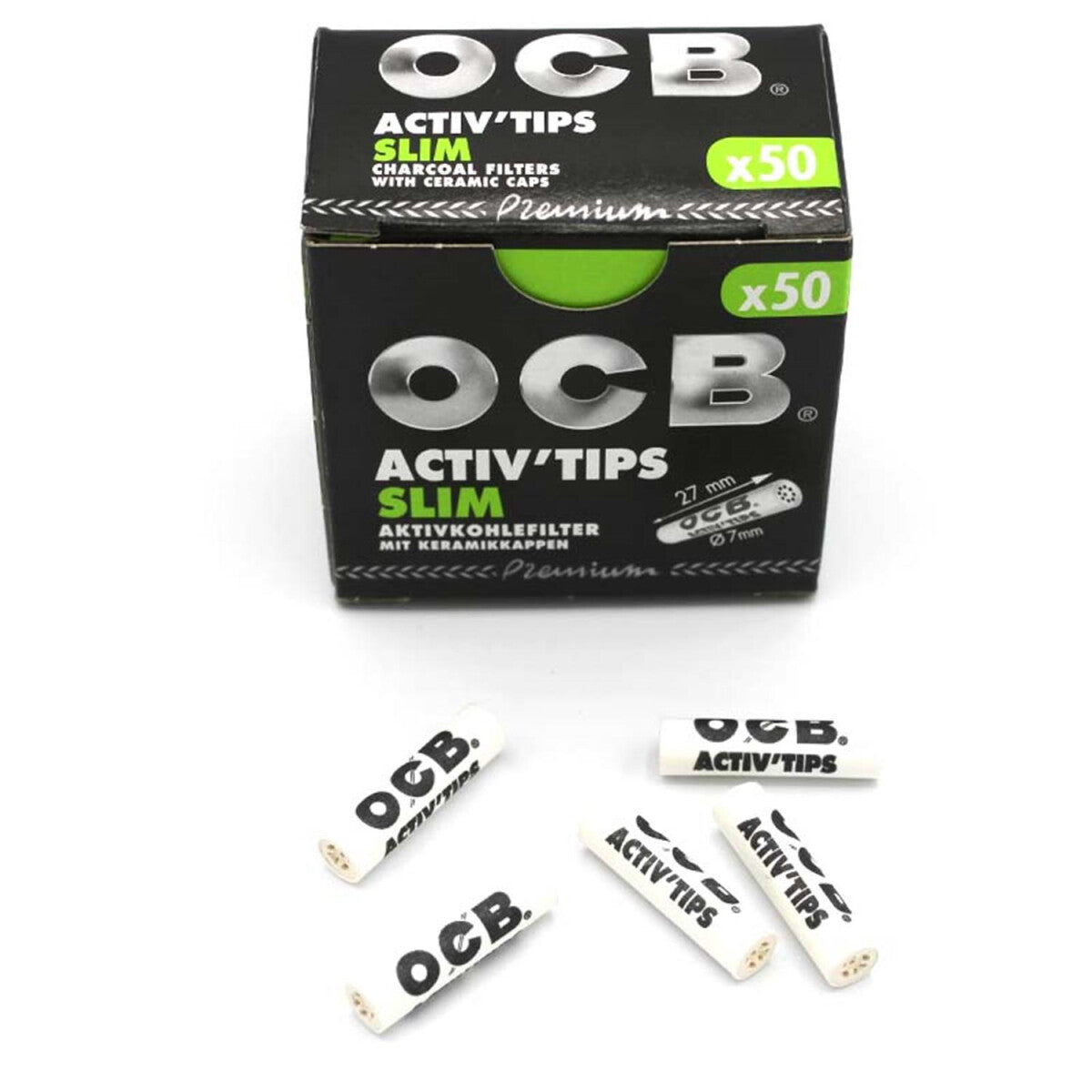 OCB Activ Tips 7 mm 50er