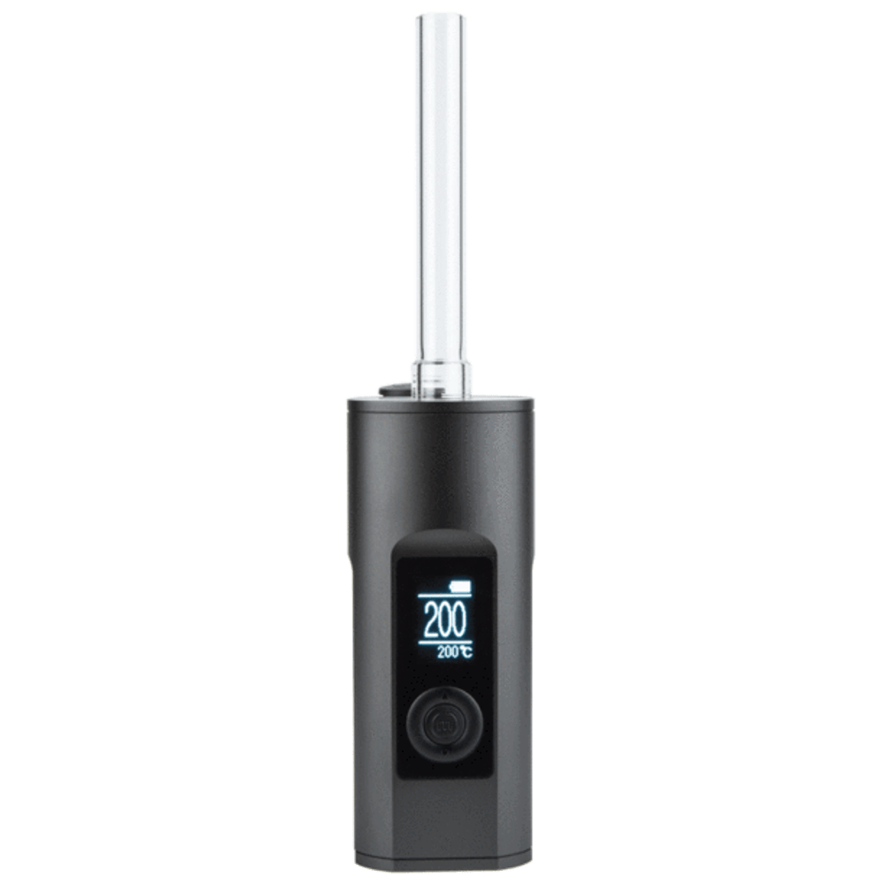 Arizer Solo II Konvektions-Vaporizer in Schwarz mit Glasmundstück