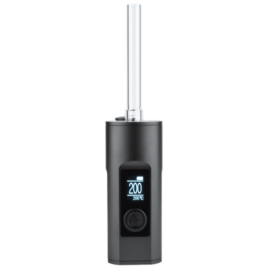 Arizer Solo II Konvektions-Vaporizer in Schwarz mit Glasmundstück