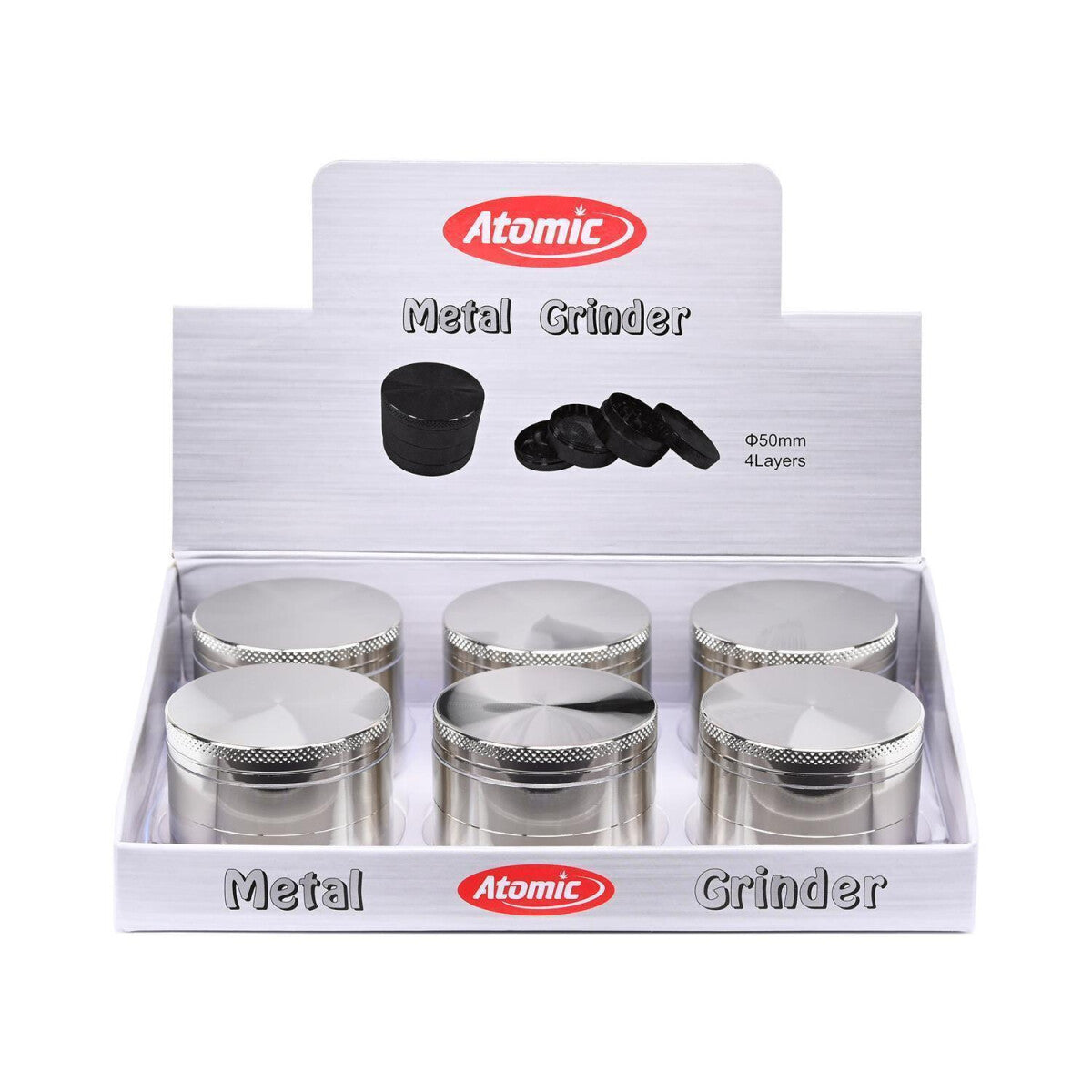 Atomic Metal Grinder 4-teilig 50mm — Hauptansicht