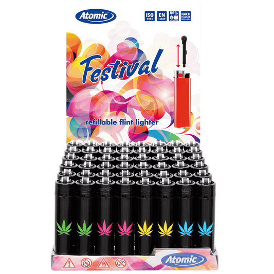 Atomic Festival Leaf Feuerzeug — Hauptansicht
