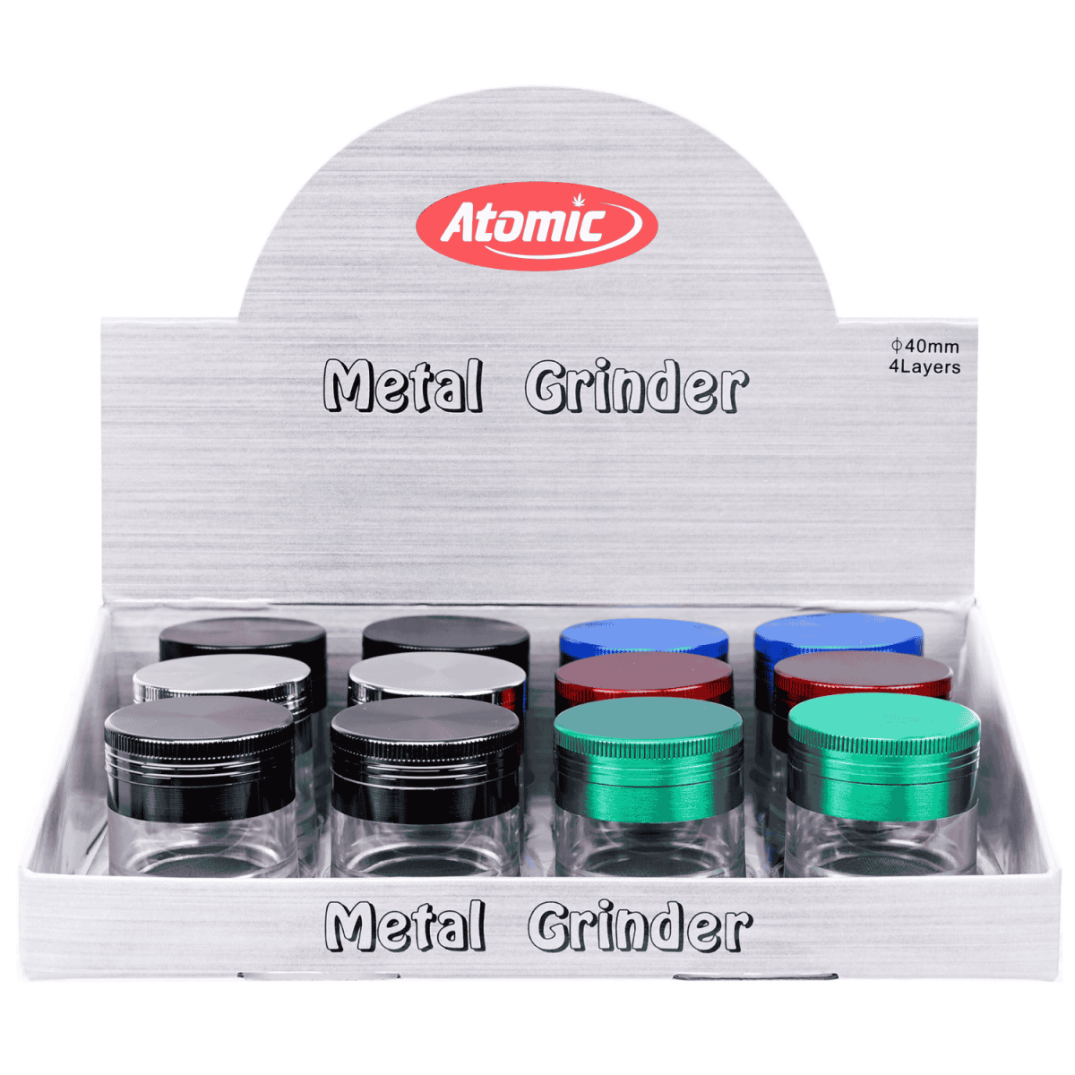 Atomic Metal Grinder 40 mm Sichtfenster — Hauptansicht