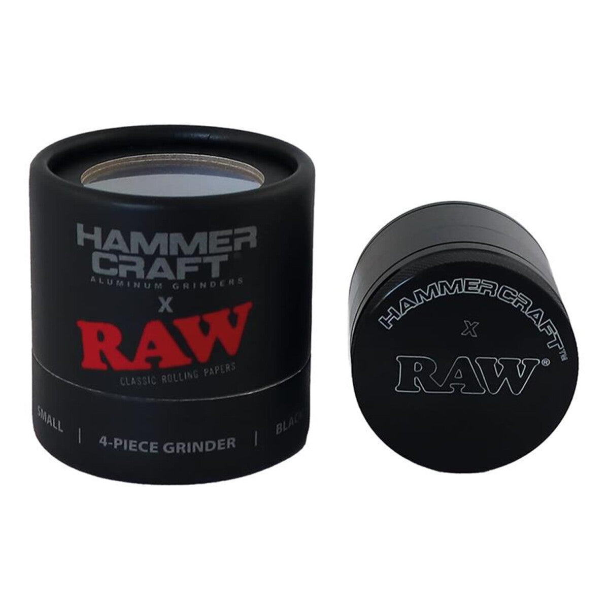 Hammercraft x RAW Grinder Black Small 49 mm — Hauptansicht