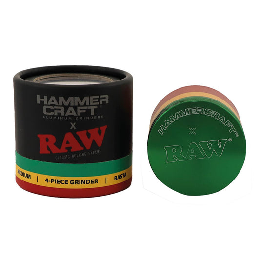 Hammercraft x RAW Grinder Rasta Medium 55 mm — Hauptansicht
