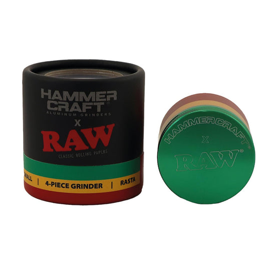 Hammercraft x RAW Grinder Rasta Small 49 mm — Hauptansicht
