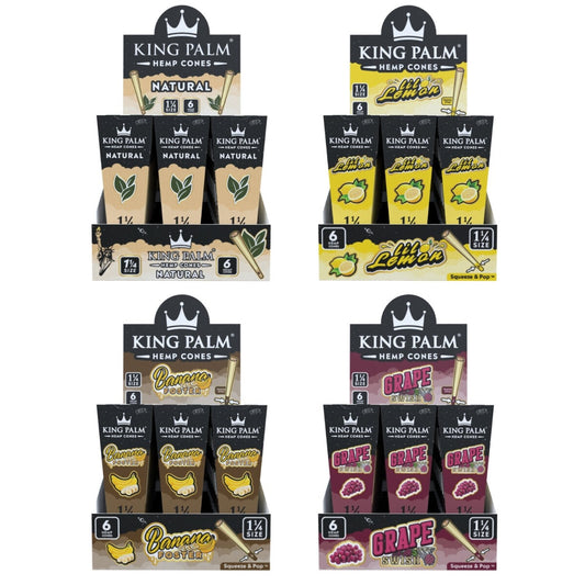King Palm Hemp Cones 1¼ Flavored