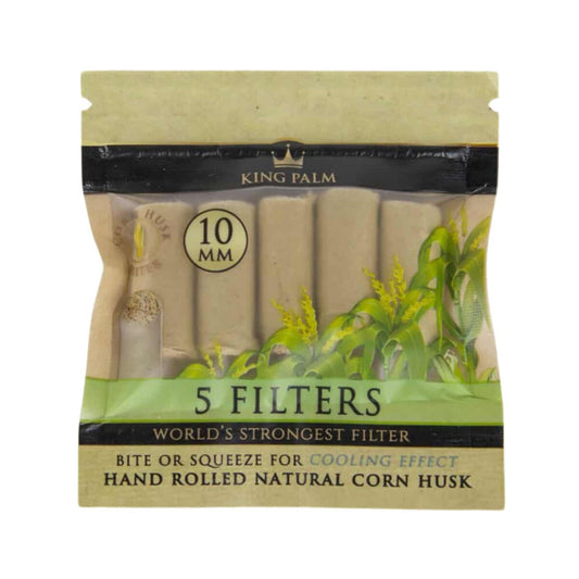 King Palm Corn Husk Filter 10 mm 5er — Hauptansicht