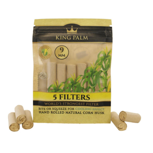 King Palm Corn Husk Filter 9 mm 5er — Hauptansicht