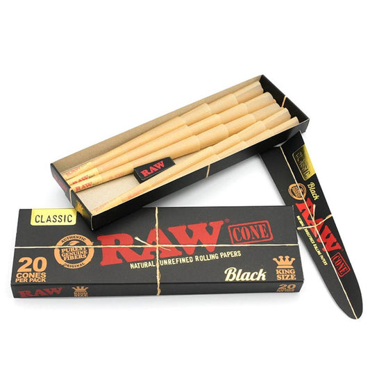 RAW Black PreRolled KS 20er