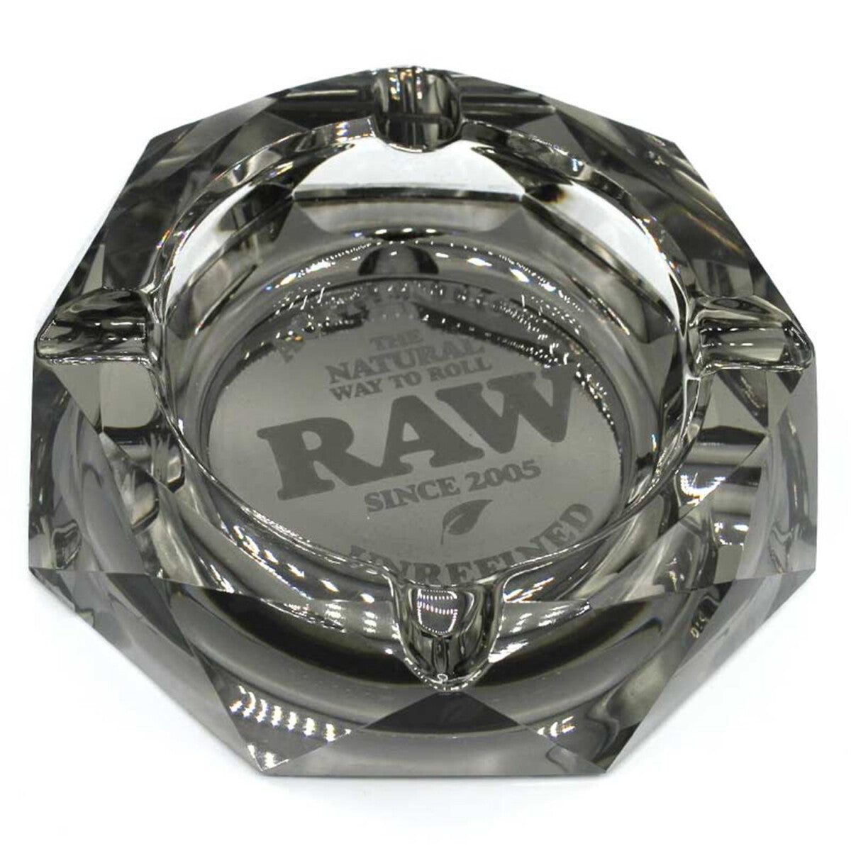 RAW Dark Side Glas Aschenbecher — Hauptansicht
