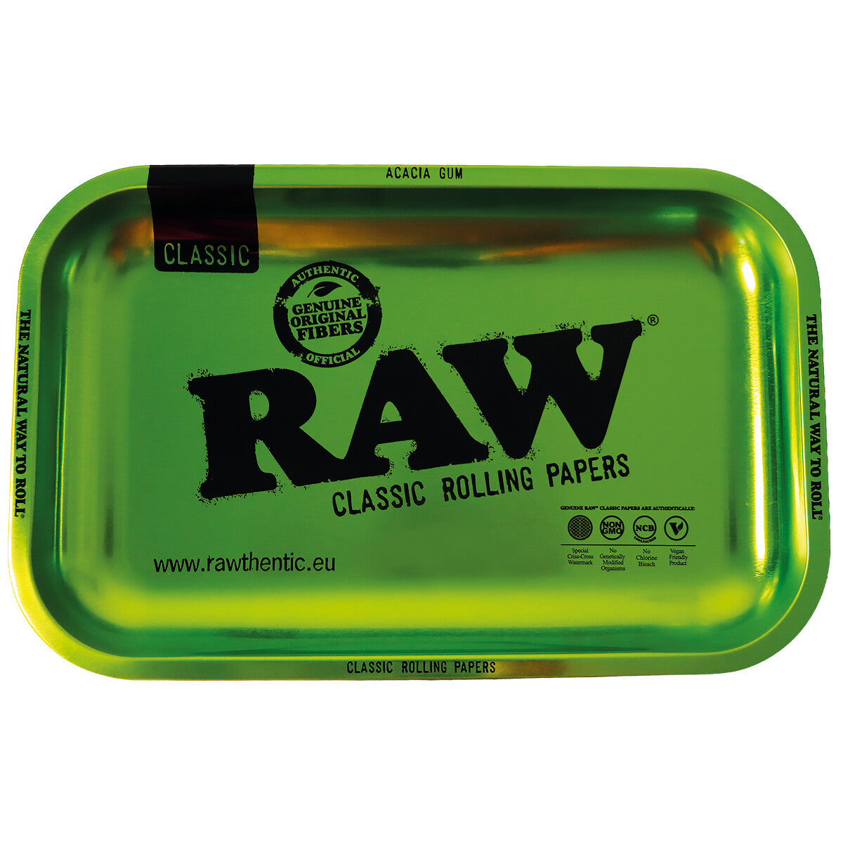 RAW Emerald Green Rolling Tray Small — Hauptansicht