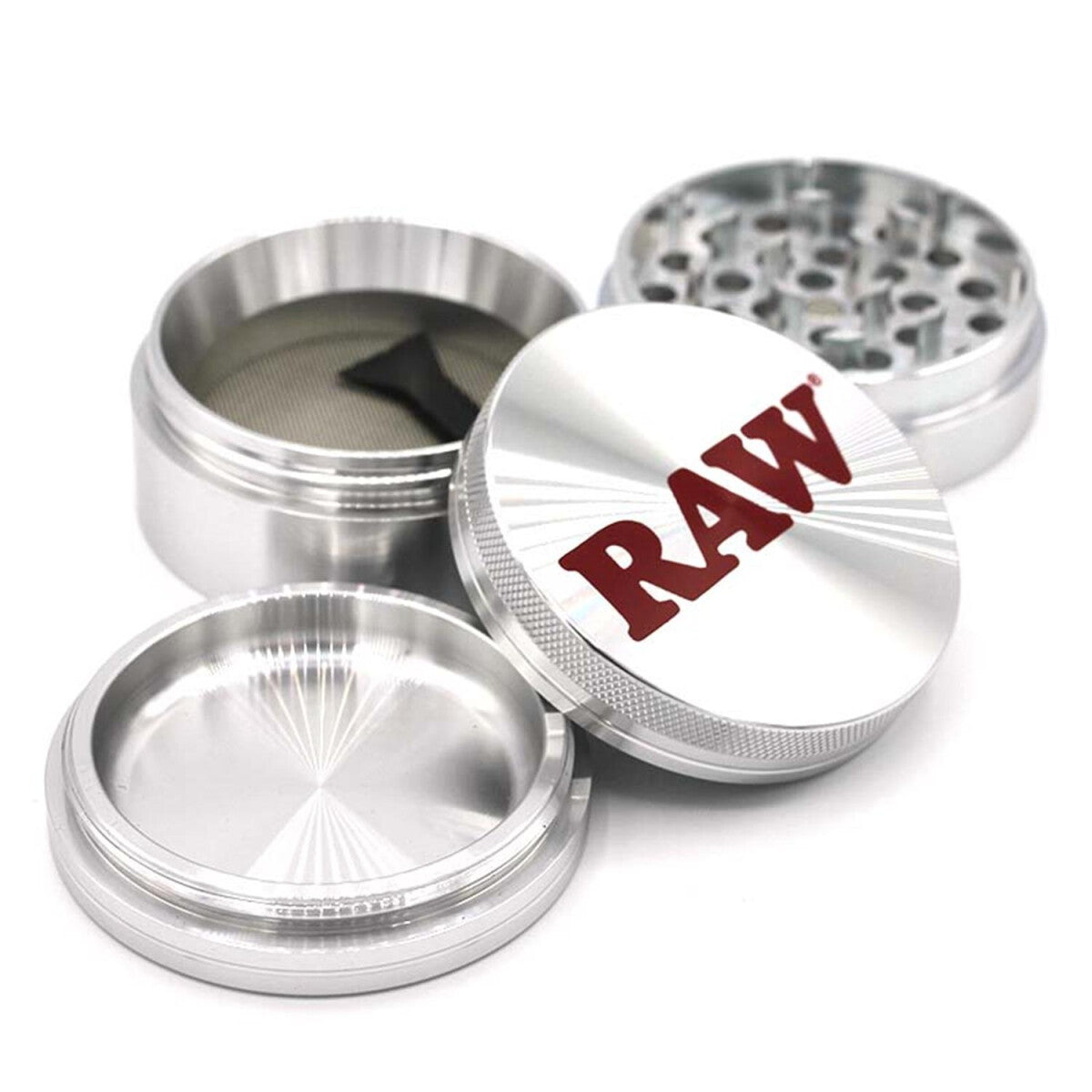RAW Grinder 4-teilig — Detailansicht