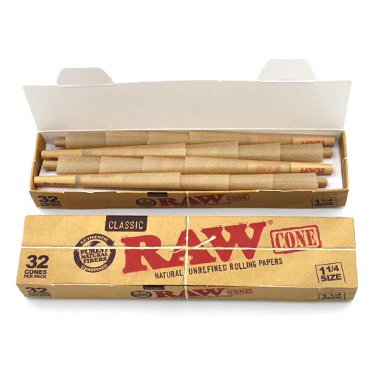 RAW Pre Rolled Cones 1¼ 32er