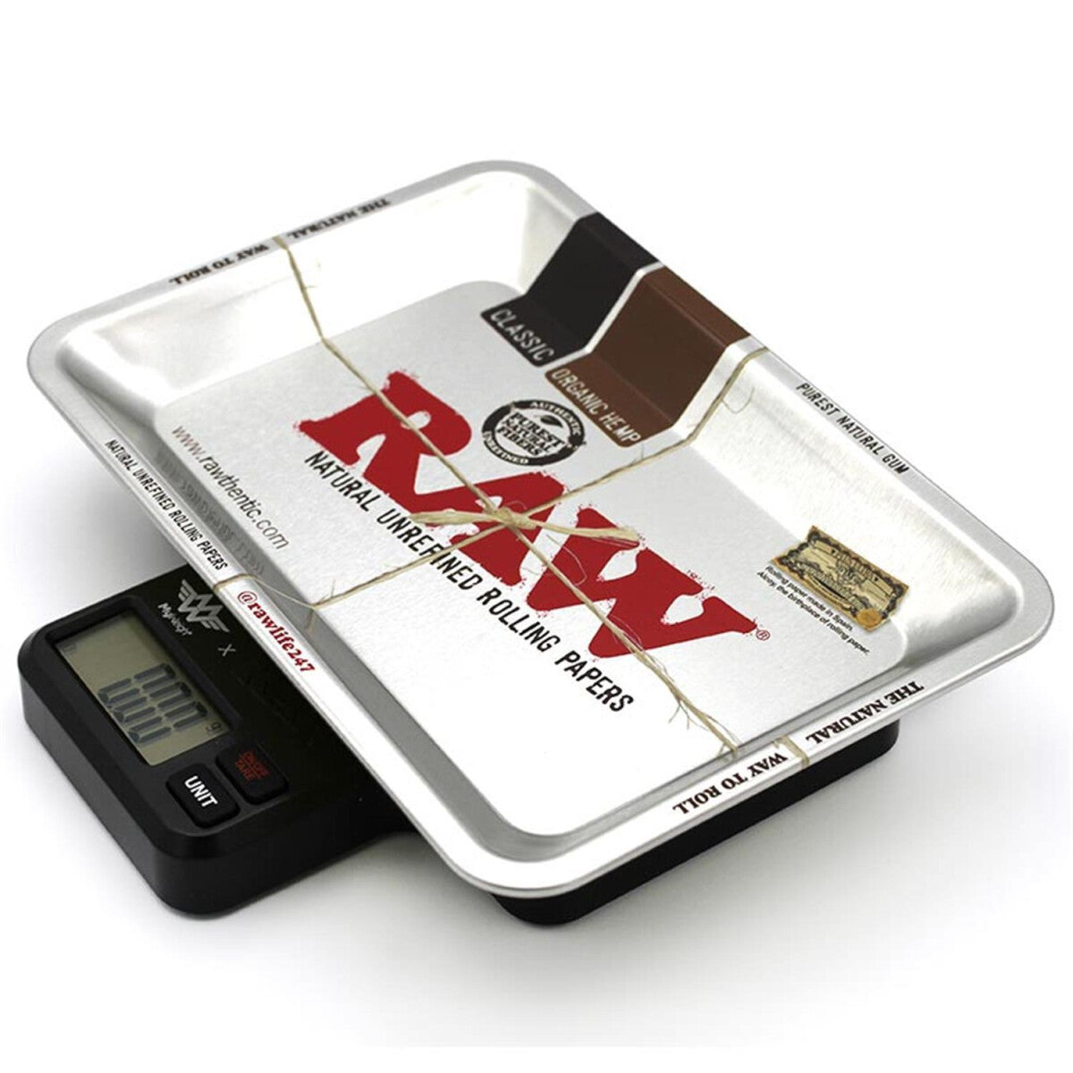 RAW Rolling Tray Digitalwaage — Hauptansicht