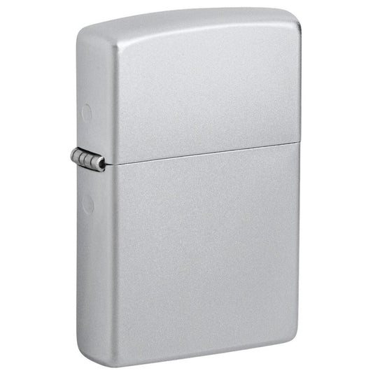 Zippo Benzinfeuerzeug Satin Chrome — Hauptansicht